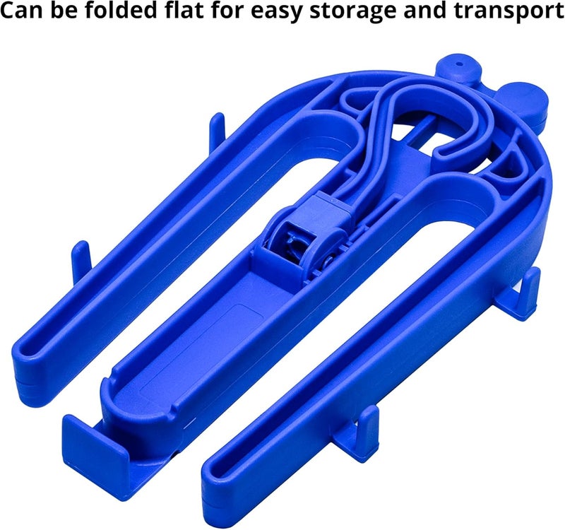 Saekodive Drysuit Hanger for Wetsuit and BCD - Multi-Purpose, Anti-Slip - for Diving Gear and Outdoor Activities (Blue) - Image 3